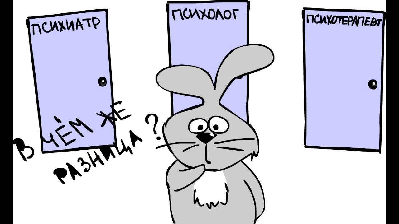 У чому відмінність психолога, психотерапевта та психіатра?